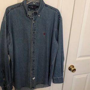 Ralph Lauren long sleeved denim shirt